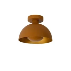 Lucide SIEMON - Plafonnière - Ø 25 cm - 1xE27 - Okergeel