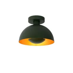 Lucide SIEMON - Plafonnière - Ø 25 cm - 1xE27 - Groen