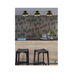 Lucide SIEMON - Plafonnière - Ø 25 cm - 1xE27 - Groen