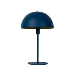Lucide SIEMON - Tafellamp - Ø 25 cm - 1xE14 - Blauw