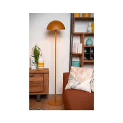Lucide SIEMON - Vloerlamp - Ø 35 cm - 1xE27 - Okergeel