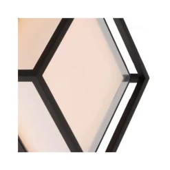 Lucide SINGA LED - Wandlamp Buiten - LED - 1x10W 2700K - IP54 - Zwart Lucide