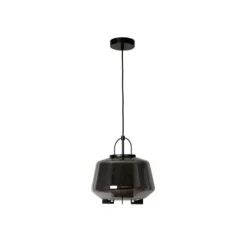 Lucide SISKA Hanglamp-Fumé-1xE27-40W-Glas
