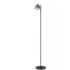 Lucide SKANSKA RECH - Oplaadbare Vloerlamp Binnen/Buiten - Accu/Batterij - Ø 23 cm - LED Dimb. - CCT - 1x3W 3000K/6000K - IP44 - Grijs ijzer