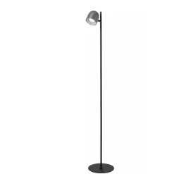 Lucide SKANSKA RECH - Oplaadbare Vloerlamp Binnen/Buiten - Accu/Batterij - Ø 23 cm - LED Dimb. - CCT - 1x3W 3000K/6000K - IP44 - Grijs ijzer
