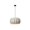 Lucide SPENCER Hanglamp-Grijs-Ø40-1xE27-40W-Vilt