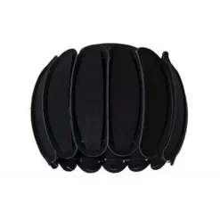 Lucide SPENCER Plafonnière-Zwart-Ø30-1xE27-40W-Vilt