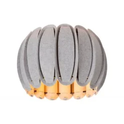 Lucide SPENCER Plafonnière-Grijs-Ø30-1xE27-40W-Vilt