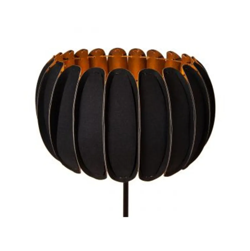 Lucide SPENCER Vloerlamp-Zwart-Ø40-1xE27-40W-Vilt