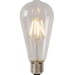 Lucide ST64 - Filament lamp - Ø 6,4 cm - LED Dimb. - E27 - 1x5W 2700K - Transparant Lucide