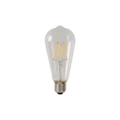 Lucide ST64 - Filament lamp - Ø 6,4 cm - LED Dimb. - E27 - 1x5W 2700K - Transparant Lucide