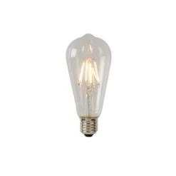 Lucide ST64 Cla. Fil. lamp-Transp.-LED Dimb.-1xE27-7W