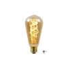 Lucide ST64 TWILIGHT SENSOR - Filament lamp Buiten - Ø 6,4 cm - LED - E27 - 1x4W 2200K - Amber