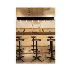 Lucide SURTUS Hanglamp 6xE27/60W Zwart