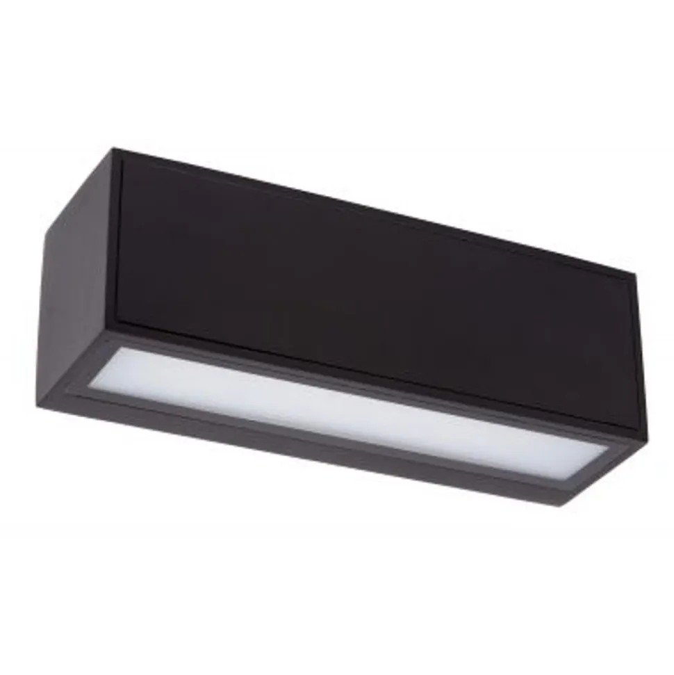 Lucide SUTTON Wandlamp Buiten-Zwart-LED-2W-2850K/3150K-4V