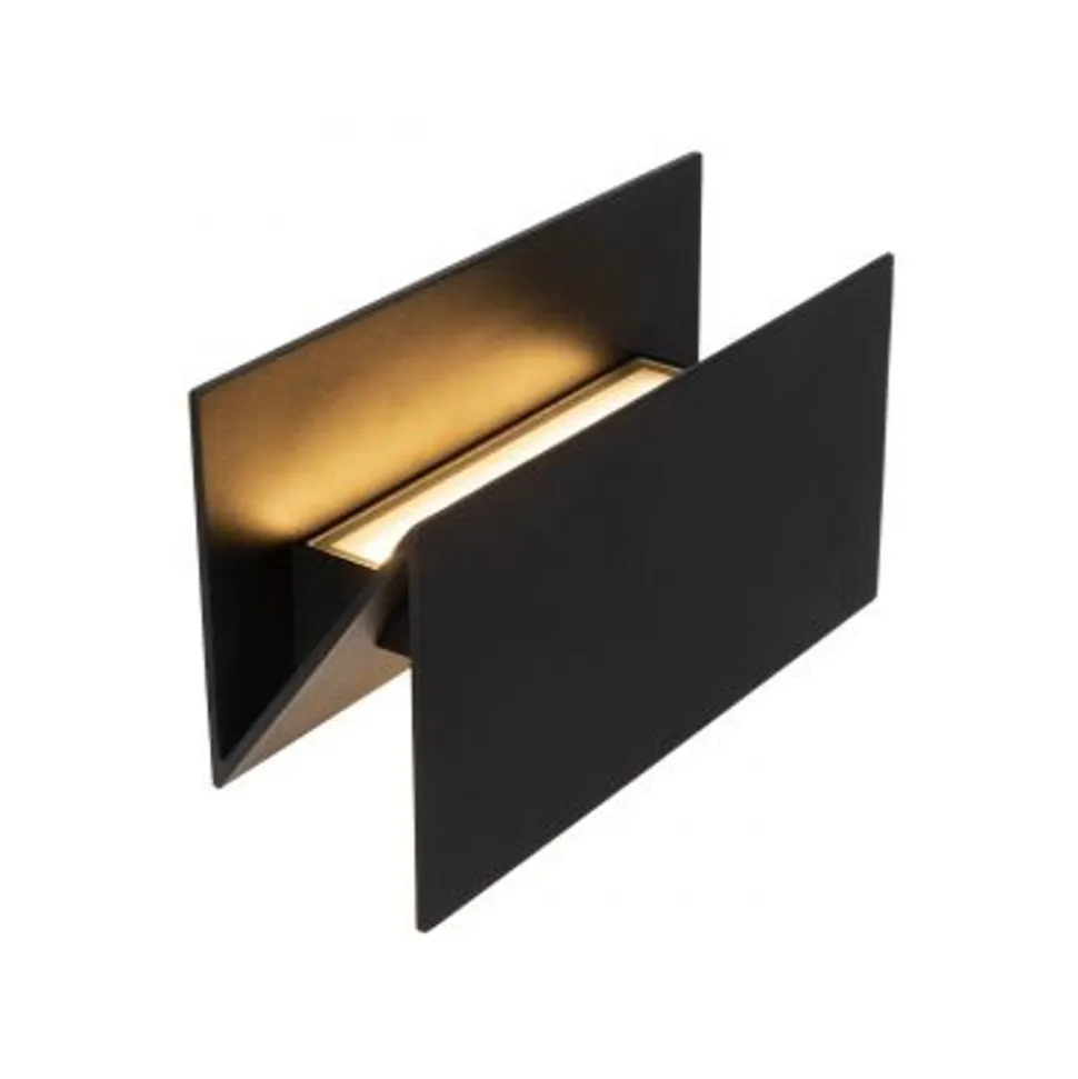 Lucide SWINDON Wandlamp Buiten-Zwart-LED-16W-2700K-IP54