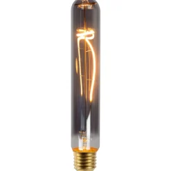 Lucide T32 - Filament lamp - Ø 3,2 cm - LED Dimb. - E27 - 1x5W 2200K - Fumé Lucide