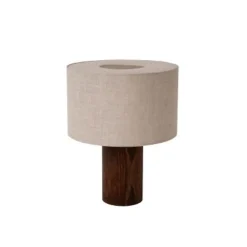 Lucide TACHINA Tafellamp-Nature.-1xE14-240W-Linnen