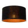 Lucide TAGALOG Plafonnière-Zwart-Ø40-1xE27-40W-Bamboe