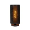 Lucide TAGALOG Tafellamp-Zwart-Ø15-1xE27-40W-Bamboe