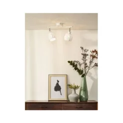 Lucide TAHAR - Plafondspot - Ø 9 cm - 2xG9 - Wit