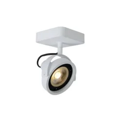 Lucide TALA LED - Plafondspot - LED Dim to warm - GU10 - 1x12W 2200K/3000K - Wit