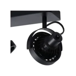 Lucide TALA LED - Plafondspot - LED Dim to warm - GU10 - 2x12W 2200K/3000K - Zwart