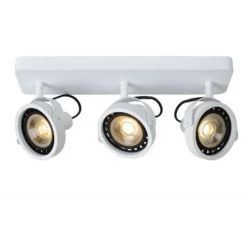 Lucide TALA LED - Plafondspot - LED Dim to warm - GU10 - 3x12W 2200K/3000K - Wit