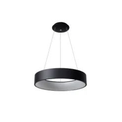 Lucide TALOWE LED - Hanglamp - Ø 60 cm - LED Dimb. - 1x42W 3000K - Zwart Lucide