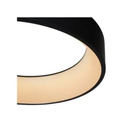 Lucide TALOWE LED - Hanglamp - Ø 60 cm - LED Dimb. - 1x42W 3000K - Zwart Lucide
