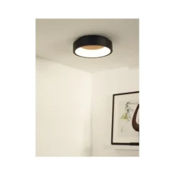 Lucide TALOWE LED Plafonnier Ø30cm 20W 3000K Zwart