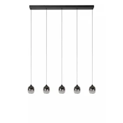 Lucide TAMINO - Hanglamp - LED Dimb. - 5x5,6W 3000K - Zwart