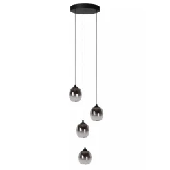 Lucide TAMINO - Hanglamp - Ø 36 cm - LED Dimb. - 4x5,2W 3000K - Zwart