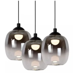 Lucide TAMINO - Hanglamp - Ø 36 cm - LED Dimb. - 4x5,2W 3000K - Zwart