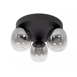 Lucide TAMINO - Plafonnière - LED Dimb. - 3x5,6W 3000K - Zwart