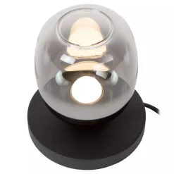 Lucide TAMINO - Tafellamp - Ø 15 cm - LED - 1x6W 3000K - Zwart