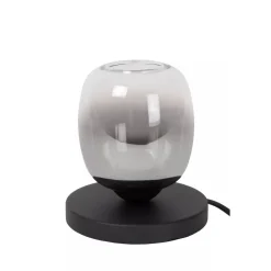 Lucide TAMINO - Tafellamp - Ø 15 cm - LED - 1x6W 3000K - Zwart