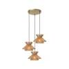 Lucide TASMAN Hanglamp-Nature.-3xE27-60W-Papier