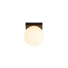 Lucide TASSA Wandlamp Badk.-Zwart-LED Dimb.-9,6W