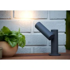 Lucide TATUM - Tuinspot Buiten - LED - 1x5W 3000K - IP65 - Antraciet Lucide
