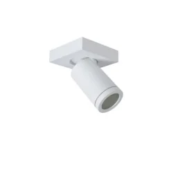 Lucide TAYLOR - Plafondspot Badkamer - LED Dim to warm - GU10 - 1x5W 2200K/3000K - IP44 - Wit Lucide