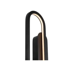 Lucide THELMA Wandlamp-Zwart-LED Dimb.-22W2700K-Alumin.