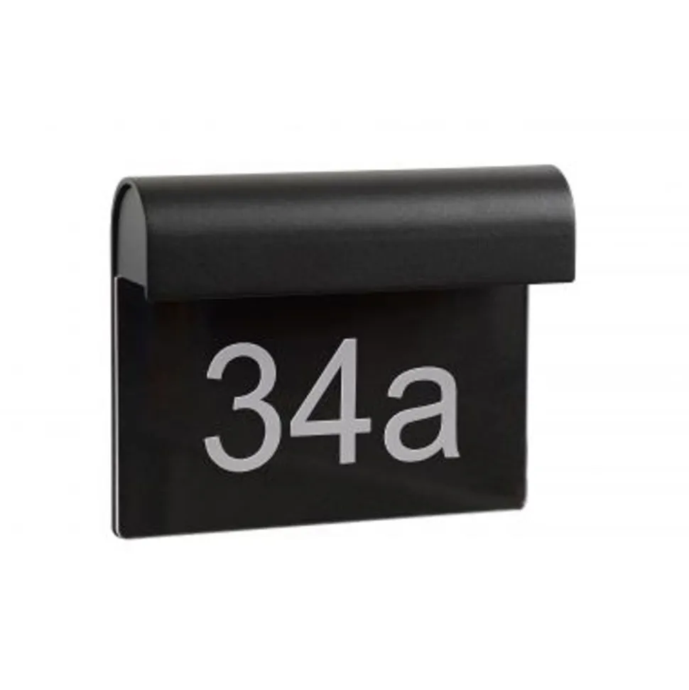 Lucide THESI LED - Wandlamp Buiten - LED - 1x8W 3000K - IP54 - Zwart Lucide