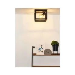 Lucide THOR - Plafonnière - 1xE27 - Grijs ijzer