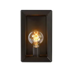 Lucide THOR - Wandlamp - 1xE27 - Grijs ijzer