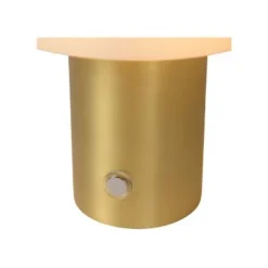 Lucide TIMON - Tafellamp - 1xE14 - 3 StepDim - Mat Goud / Messing Lucide