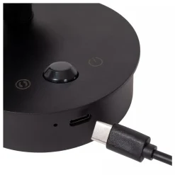 Lucide TONI - Oplaadbare Wandspot / Wandlamp - Accu/Batterij - Ø 8,1 cm - LED Dimb. - CCT - 1x2W 2700K/4000K - Bewegingssensor (uitschakelbaar) - Magnetisch - Koffie