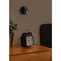 Lucide TONI - Oplaadbare Wandspot / Wandlamp - Accu/Batterij - Ø 8,1 cm - LED Dimb. - CCT - 1x2W 2700K/4000K - Bewegingssensor (uitschakelbaar) - Magnetisch - Koffie