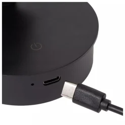 Lucide TONI - Oplaadbare Wandspot / Wandlamp - Accu/Batterij - Ø 8,1 cm - LED Dimb. - CCT - 1x2W 2700K/4000K - Magnetisch - Grijs ijzer