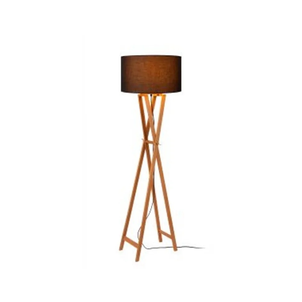 Lucide TRAFALGA. Vloerlamp-Nature.-1xE27-40W-Linnen